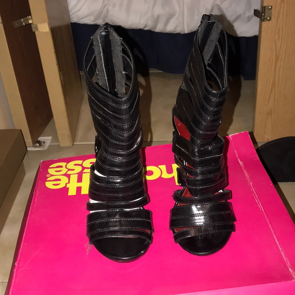 Black heels